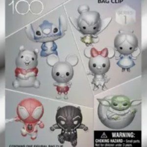 💥FLASH SALE💥Disney Mystery Figural Bag Clip ~ Series 1 ~ Lot of 2 ~ Sealed Pkg